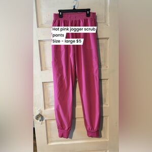 Jogger scrub pants
